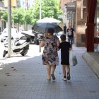 Segueix la canícula primaveral- Els termòmetres van tornar a superar ahir els 35 ºC a bona part del pla de Lleida i van passar de 37 ºC a Lleida, Seròs, Alcarràs i Torres de Segre. - MAGDALENA ALTISENT
