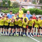 L’equip de l’Escola de Futbol Tàrrega, que va guanyar el torneig en la categoria sub-13.