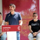 Ernest Urtasun, en un acte celebrat ahir al Prat de Llobregat. - ACN