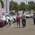 A les 13.00 hores d’ahir hi havia pocs visitants per la forta calor. - LAIA PEDRÓS