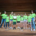 Imatge dels alumnes participants del col·legi Pau Claris. - ESCOLA PAU CLARIS