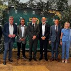 Autoritats assistents a l'acte del 50è aniversari de la DOP Les Garrigues a la Llotja de Lleida