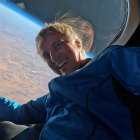 Jesús Calleja, durant el seu vol espacial de Blue Origin. - BLUE ORIGIN