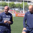 Gabri García i Josep Maria Turull, durant un entrenament d’aquesta passada temporada.