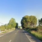 Un tram de l'N-240 entre la ciutat de Lleida i les Basses.