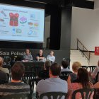 La sessió informativa celebrada ahir a Aspa. - AJUNTAMENT D’ASPA