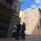 Larrosa, Cervera, Morón i Valls, sota una de les càmeres. - SCD
