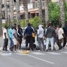 Els manters i els Mossos arriben a un acord després de protestes a Salou - ELOI TOST