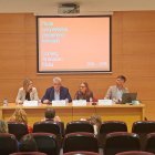 La presentació dels ajuts es va fer a la Cambra de Comerç. - SCD