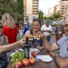 Degustació gastronòmica en la segona edició del Tasta Lleida, ahir a la plaça Ricard Viñes.