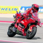 Marc Márquez, ahir durant la Practice del Gran Premi d’Aragó. - EFE