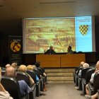 Jesús Burgueño, a la conferència ahir a Balaguer. - ATENEU PERE III