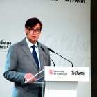 Illa, durant la seua intervenció en una conferència al Vendrell. - MAR ROVIRA/ACN