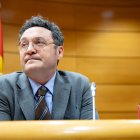 El fiscal general de l'Estat, Álvaro García Ortiz, en una compareixença al Senat
