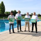 La presentació es va fer a les piscines de Golmés. - J.GÓMEZ