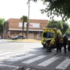 Urbana i SEM al lloc de l’atropellament. - MAGDALENA ALTISENT