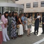 Protesta de jutges i fiscals a les portes de l'Audiència de Lleida