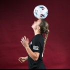 Jordina Rovira, en una foto promocional amb la seua universitat.