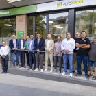 La inauguració de les oficines d’Unió de Pagesos a Alcarràs. - JORDI ECHEVARRIA