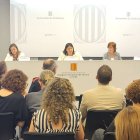 La taula institucional celebrada ahir a la delegació del Govern a Lleida. - DELEGACIÓ DEL GOVERN DE LLEIDA