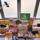 Puros intervinguts per la Guàrdia Civil a la duana de la Farga de Moles