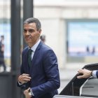 Pedro Sánchez, arribant al Congrés en una imatge d’arxiu. - JUAN CARLOS HIDALGO/EFE