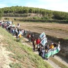 Imatge d’arxiu d’una marxa el 2023 contra la planta de biogàs de la Sentiu. - ACN