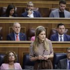La vicepresidenta tercera del govern espanyol, Sara Aagesen, aquest dimecres al Congrés  Data de publicació: dimecres 14 de maig del 2025, 13:35  Localització: Madrid  Autor:
