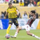 Sabitzer, del Dortmund, durant el partit contra el Fluminense. - EFE