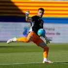 El Barça encara no ha presentat Joan Garcia. - EFE