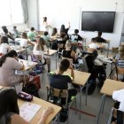 Actualment la ràtio ja ronda la trentena d’alumnes a les aules i al setembre podrien ser més. - MAGDALENA ALTISENT