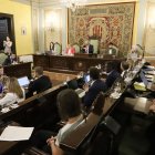 Imatge del ple sobre l’estat de la ciutat que es va celebrar ahir. - MAGDALENA ALTISENT