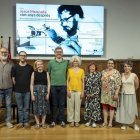 Participants ahir a l’IEI en el debat sobre Jesús Moncada. - IEI