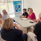 La Paeria va explicar ahir a veïns les obres de la Zona Alta. - AJUNTAMENT DE LLEIDA
