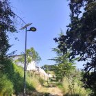 Un dels fanals solars instal·lats la setmana passada. - A. SOLSONA