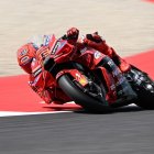 Marc Márquez, ahir durant la Practice al circuit de Mugello, casa de les Ducati. - EFE