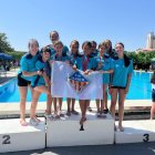 L’equip del CN Lleida que es va imposar en la categoria benjamina nivell III.
