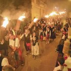 Uns 160 fallaires van participar aquesta setmana en la festa a la Pobla de Segur. - EDGAR ALDANA