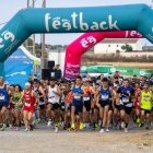 Un moment de la sortida de la cursa que es va celebrar a Bell-lloc. - ANIOL MORAL