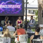 Emma Carrasco, durant la seua intervenció en la jornada Legacy Experience. - JORDI ECHEVARRIA