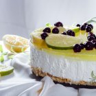 Cheesecake de limón.