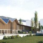 Recreació en 3D de l’exterior del futur edifici d’Inefc Pirineus. - CEROUNO ARQUITECTOS I OP TEAM
