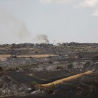 Camps arrasats per les flames al foc de la Segarra. - CARMINA MARSIÑACH