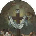 Imatge del quadre ‘Adoració de la Creu’.