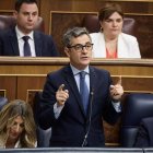 El ministre Félix Bolaños, ahir al Congrés. - JESUS HELLIN / STUDIOMEDIA19