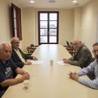 El director de l’ARC, amb el president del consell de la Segarra. - CARMINA MARSIÑACH