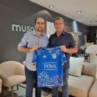 Edu Amat i Enric Duch, ahir després de la firma del nou contracte. - LLEIDA LLISTA