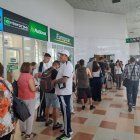 Imatge d’arxiu de viatgers a l’estació de Lleida. - SEGRE