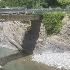 Badina del riu Cinca on es va ofegar ahir un escalador nord-americà a la zona de Salines de Bielsa. - GUÀRDIA CIVIL