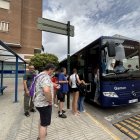 Usuaris de Torrefarrera que dimecres es van quedar sense bus
